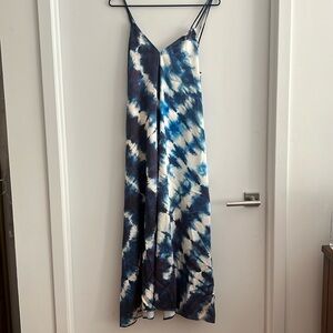 Tie dye maxi dress